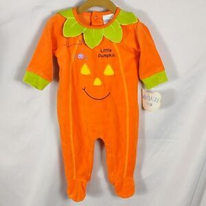 Little Pumpkin Halloween Onesie 